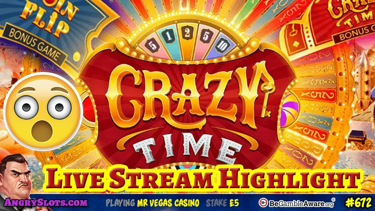 Crazy Time — живое шоу с ведущим, колесом и четырьмя бонус-раундами